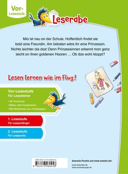 Produktbild: Eine Freundin f&uuml;r Mia - Leserabe ab Vorschule - Erstlesebuch f&uuml;r Kinder ab 5 Jahren