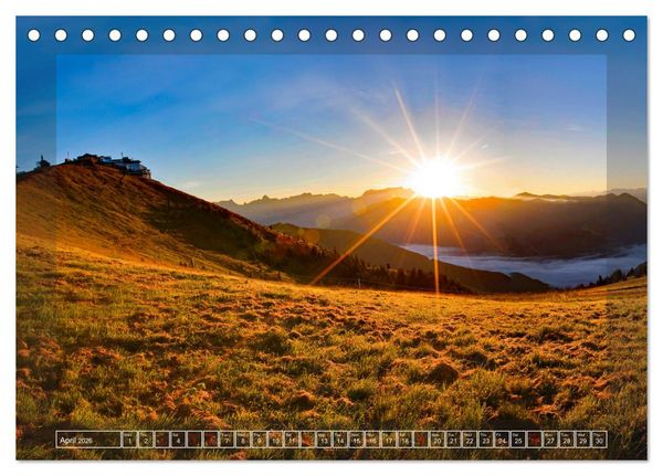 Produktbild: When the sun rises and sets (Desk Calendar 2026 DIN A5 landscape), CALVENDO 12 Month DeskCalendar