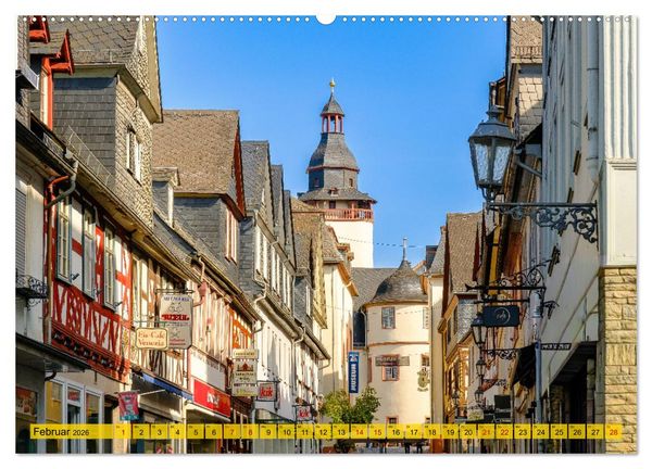 Produktbild: Ein Blick auf Weilburg an der Lahn (hochwertiger Premium Wandkalender 2026 DIN A2 quer), Kunstdruck in Hochglanz