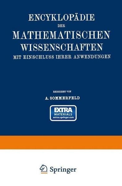 Produktbild: Encyklop&auml;die der mathematischen Wissenschaften mit Einschluss ihrer Anwendungen