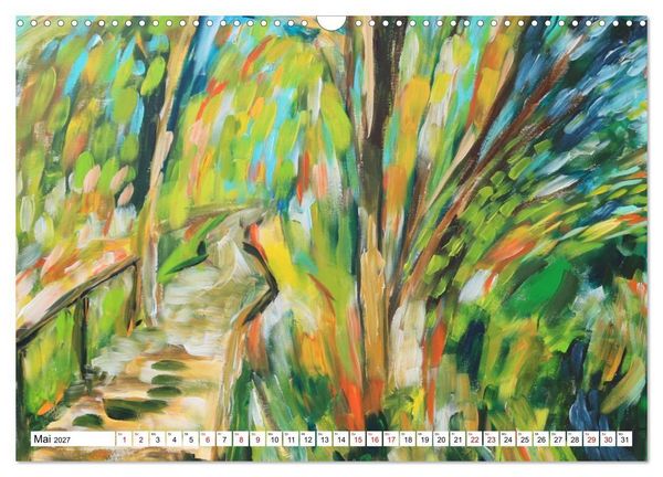 Produktbild: Landschaft in der Malerei: Ein Kunstkalender (Wandkalender 2027 DIN A3 quer), CALVENDO Monatskalender