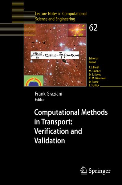 Produktbild: Computational Methods in Transport: Verification and Validation