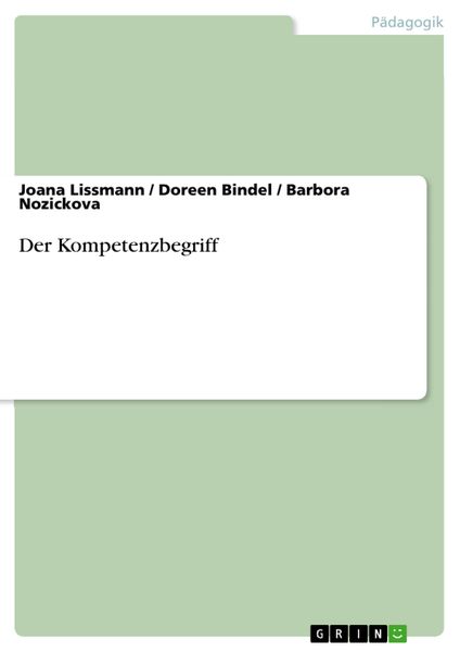 Produktbild: Der Kompetenzbegriff