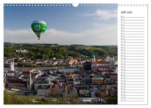 Produktbild: Pittoreskes Passau (Wandkalender 2026 DIN A3 quer), CALVENDO Monatskalender