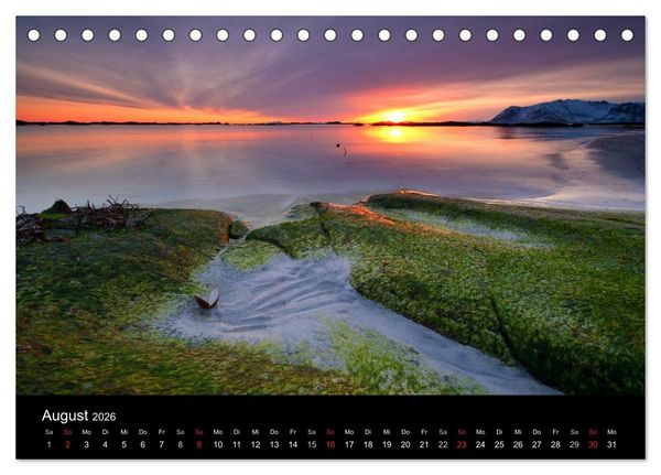 Produktbild: Norwegen (Tischkalender 2026 DIN A5 quer), CALVENDO Monatskalender