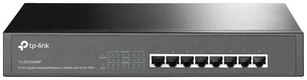 TP-LINK TL-SG1008MP Netzwerk Switch 8 Port PoE-Funktion