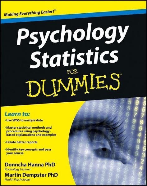Produktbild: Psychology Statistics For Dummies