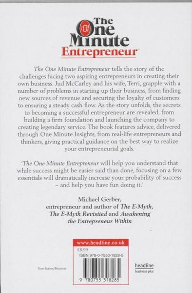 Produktbild: The One Minute Entrepreneur