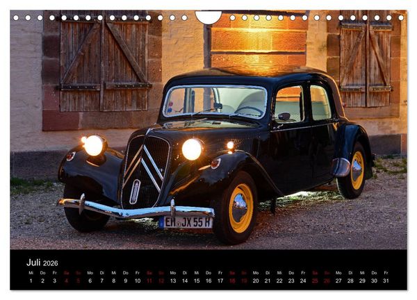 Produktbild: Citro&euml;n 11CV Traction Avant (Wandkalender 2026 DIN A4 quer), CALVENDO Monatskalender