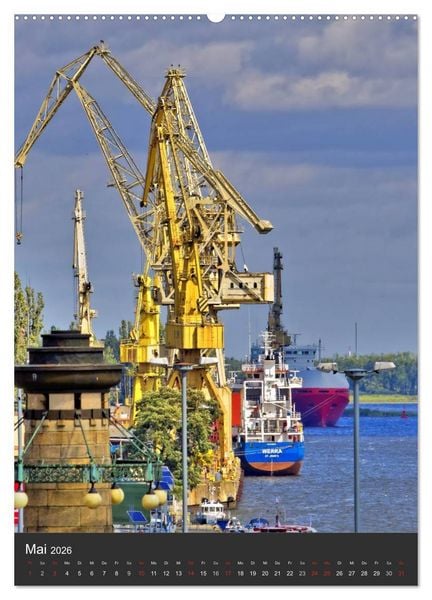 Produktbild: Stettin Szczecin (Wandkalender 2026 DIN A2 hoch), CALVENDO Monatskalender