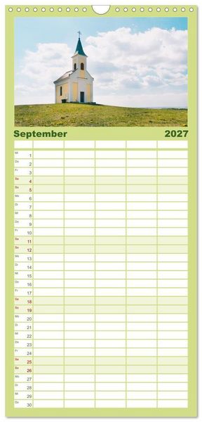 Produktbild: Familienplaner 2027 - Das Weinviertel im wundersch&ouml;nen Nieder&ouml;sterreich. mit 5 Spalten (Wandkalender, 21 x 45 cm) CALVENDO