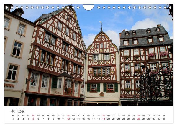 Produktbild: Bernkastel-Kues an der Mosel (Wandkalender 2026 DIN A4 quer), CALVENDO Monatskalender