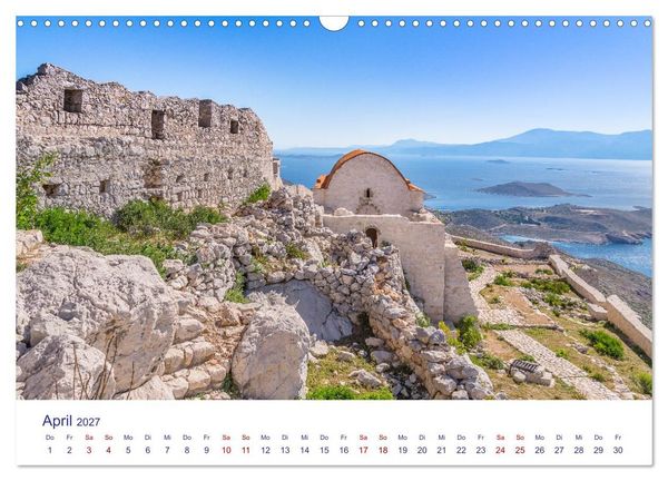 Produktbild: Insel Chalki (Wandkalender 2027 DIN A3 quer), CALVENDO Monatskalender
