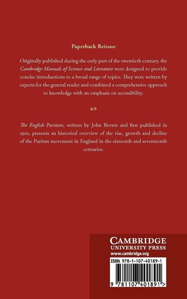 Produktbild: The English Puritans