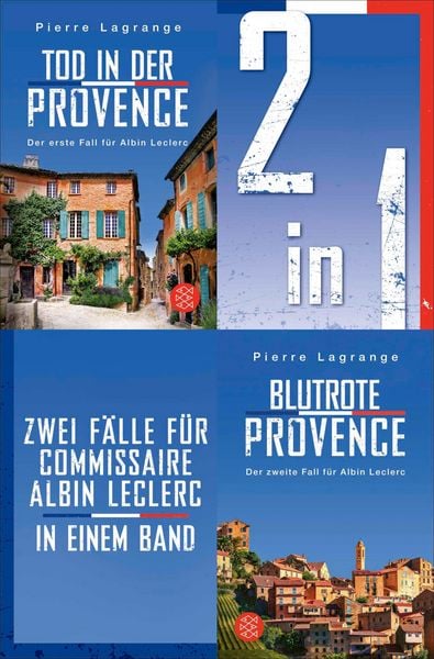 Produktbild: Tod in der Provence / Blutrote Provence - Zwei F&auml;lle f&uuml;r Commissaire Albin Leclerc in einem Band