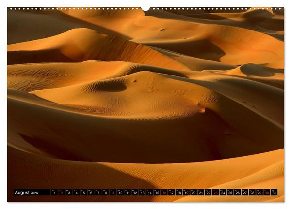 Produktbild: Rub al Khali - die gr&ouml;sste Sandw&uuml;ste der Erde (Wandkalender 2026 DIN A2 quer), CALVENDO Monatskalender
