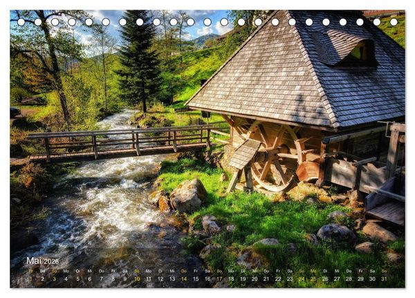 Produktbild: Faszination Schwarzwald (Tischkalender 2026 DIN A5 quer), CALVENDO Monatskalender