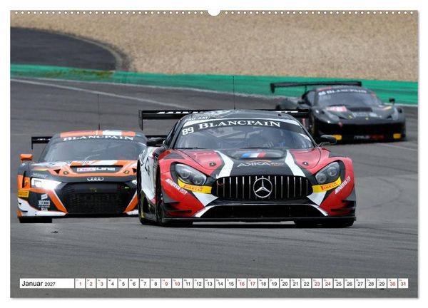 Produktbild: Faszination GT3 RACING (hochwertiger Premium Wandkalender 2027 DIN A2 quer), Kunstdruck in Hochglanz