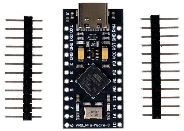 Produktbild: Joy-it ARD-32U4-USB-C Arduino Board ATMega32