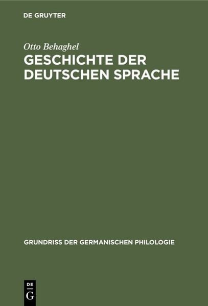 Produktbild: Geschichte der deutschen Sprache