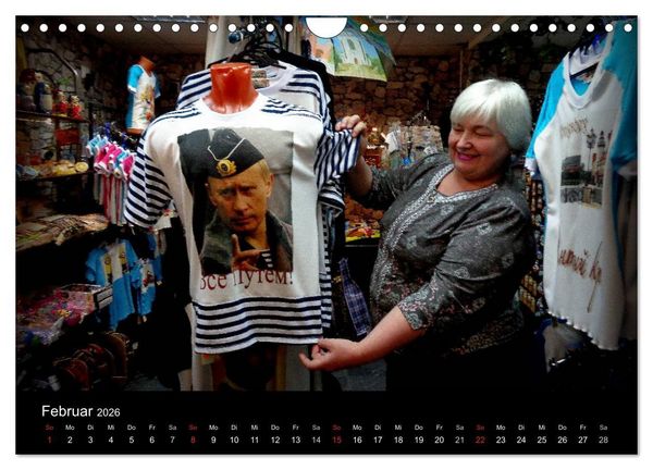 Produktbild: GESICHTER RUSSLANDS 2026 (Wandkalender 2026 DIN A4 quer), CALVENDO Monatskalender