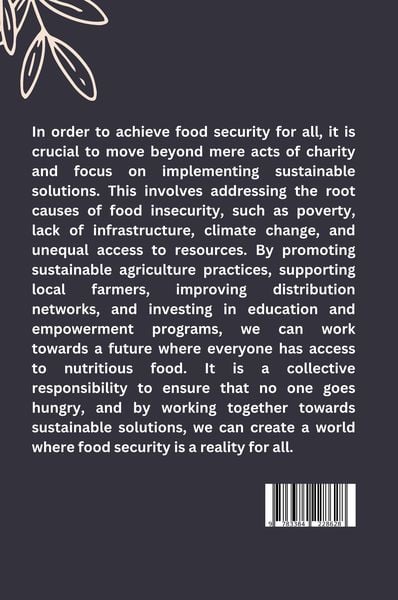 Produktbild: Food Security for All: Beyond Charity, Towards Sustainable Solutions