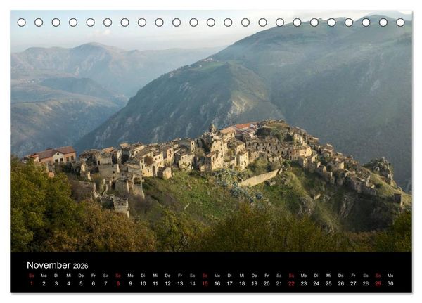 Produktbild: Italiens wilde Sch&ouml;nheit - Abseits der gro&szlig;en St&auml;dte (Tischkalender 2026 DIN A5 quer), CALVENDO Monatskalender