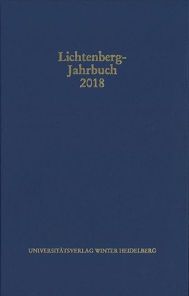 Produktbild: Lichtenberg-Jahrbuch 2018