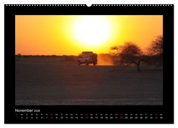 Produktbild: Land Rover Defender - Unterwegs in Afrika (Wandkalender 2026 DIN A2 quer), CALVENDO Monatskalender
