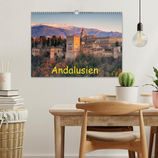 Produktbild: Andalusien - Spanien (Wandkalender 2026 DIN A3 quer), CALVENDO Monatskalender