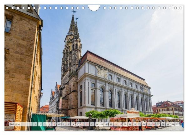 Produktbild: Ansbach Impressionen (Wandkalender 2026 DIN A4 quer), CALVENDO Monatskalender