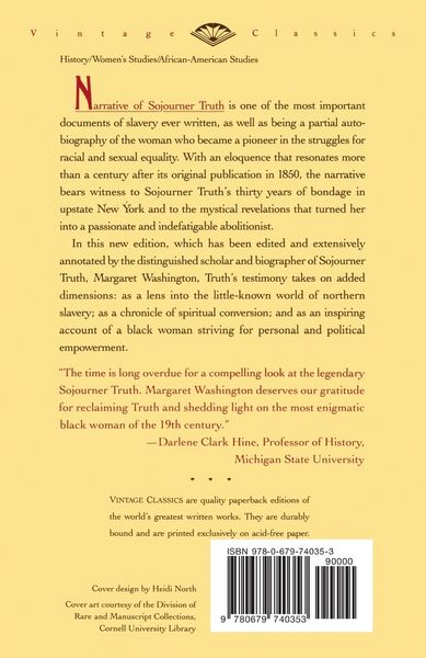 Produktbild: Narrative of Sojourner Truth
