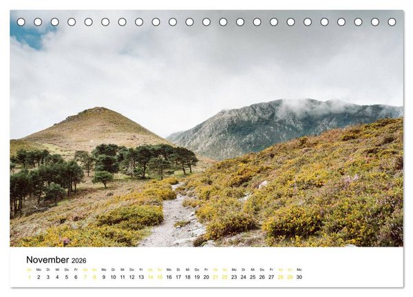 Produktbild: Asturien - Von der K&uuml;ste bis zu den Gipfeln Europas (Tischkalender 2026 DIN A5 quer), CALVENDO Monatskalender