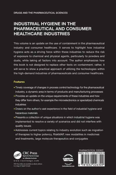 Produktbild: Industrial Hygiene in the Pharmaceutical and Consumer Healthcare Industries
