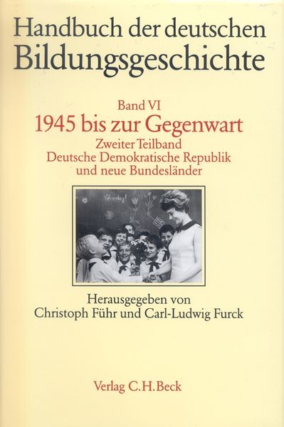 Produktbild: Handbuch der deutschen Bildungsgeschichte.