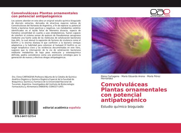 Produktbild: Convolvul&aacute;ceas Plantas ornamentales con potencial antipatog&eacute;nico