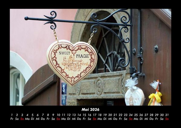 Produktbild: Prag 2026 Fotokalender DIN A3