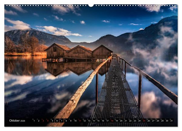 Produktbild: Sch&ouml;ne Seen in Bayern (Wandkalender 2026 DIN A2 quer), CALVENDO Monatskalender