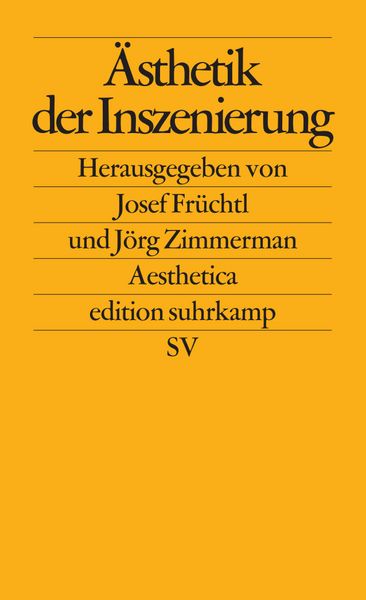 Produktbild: &Auml;sthetik der Inszenierung