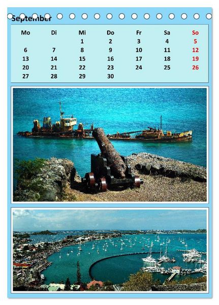 Produktbild: Karibik - Eindr&uuml;cke einer Kreuzfahrt (Tischkalender 2027 DIN A5 hoch), CALVENDO Monatskalender