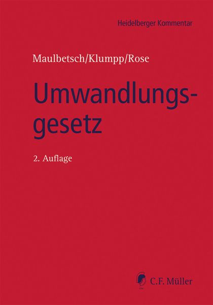 Produktbild: Umwandlungsgesetz