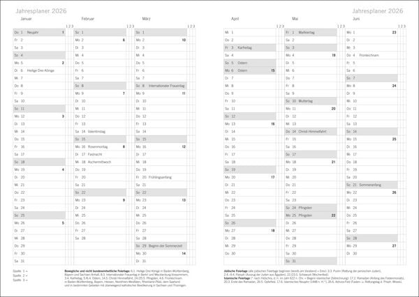 Produktbild: Loriot Agenda A5 2026
