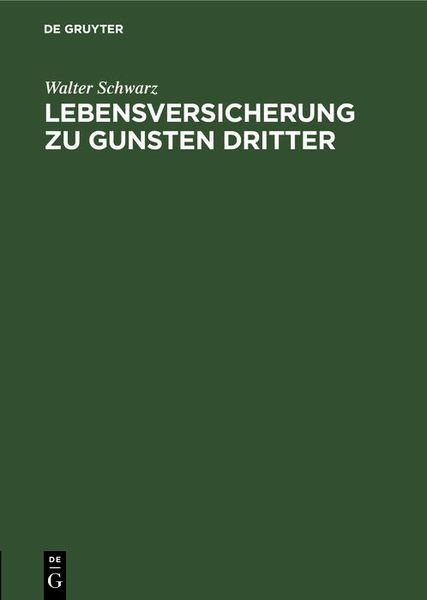Produktbild: Lebensversicherung zu Gunsten Dritter
