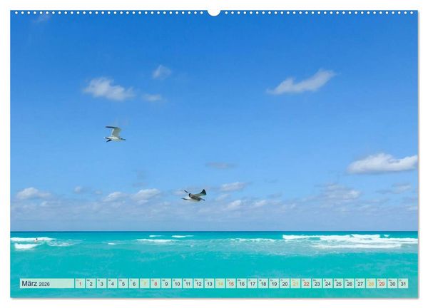 Produktbild: Kalender - selbst gestalten, Fotos selbst einkleben (Wandkalender 2026 DIN A2 quer), CALVENDO Monatskalender
