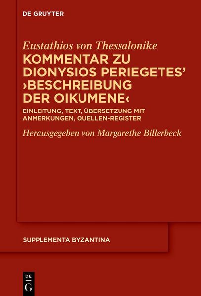 Produktbild: Kommentar zu Dionysios Periegetes &rsaquo;Beschreibung der Oikumene&lsaquo;