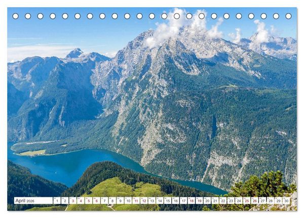 Produktbild: Naturlandschaften zwischen Himmel und Erde (Tischkalender 2026 DIN A5 quer), CALVENDO Monatskalender