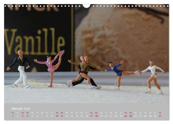 Produktbild: Das zweite Leben von Miniatur-Figuren (Wandkalender 2026 DIN A3 quer), CALVENDO Monatskalender