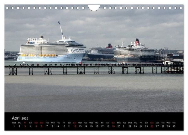 Produktbild: Cruise Southampton (Wall Calendar 2026 DIN A4 landscape), CALVENDO 12 Month Wall Calendar