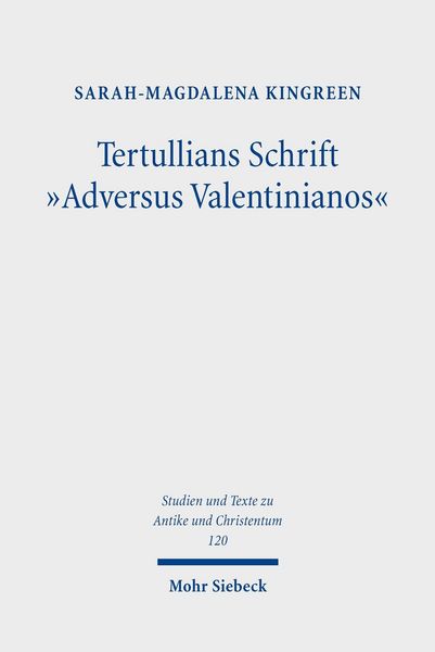 Produktbild: Tertullians Schrift 'Adversus Valentinianos'