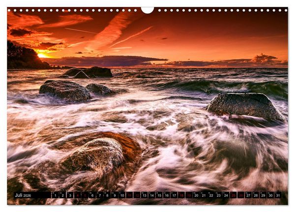 Produktbild: Ostseesteine (Wandkalender 2026 DIN A3 quer), CALVENDO Monatskalender